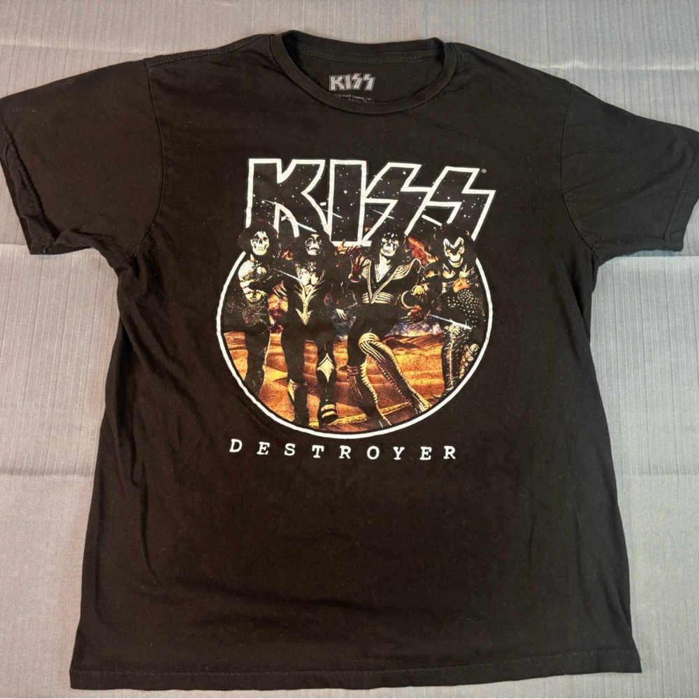 KISS “Destroyer” 2020 Licensed Band Tee Black Men’s Medium